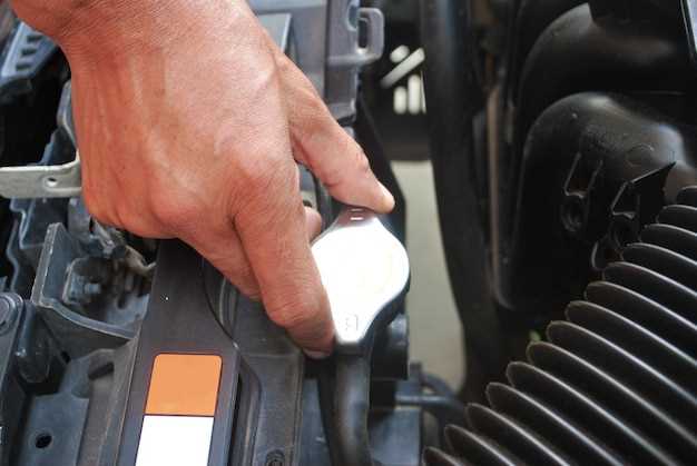 Подготовка к снятию генератора