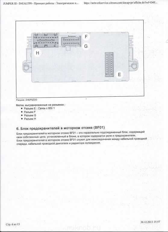 Поиск компонента в автомобиле