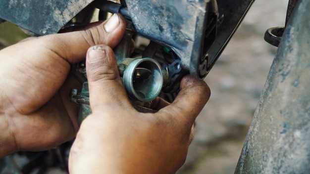 Процесс замены патрубков